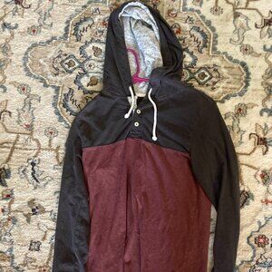 Arizona Brand Long Sleeve Hooded Shirt Small